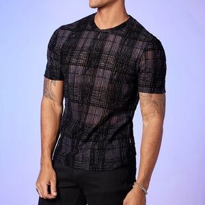 Shein Sparkly Sheer Tee